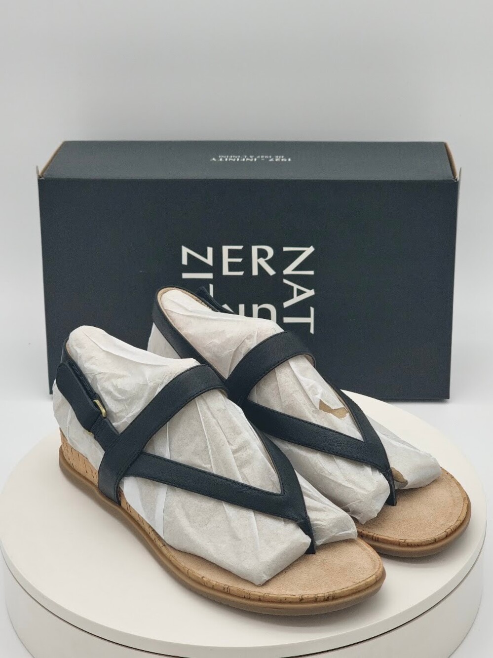 Naturalizer Carolyn Black Strappy Sandals Women’s Size 10